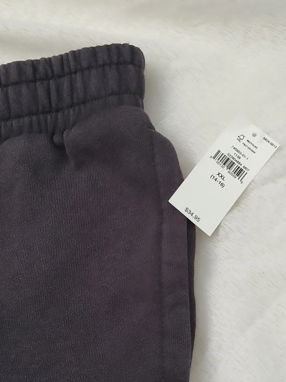 GAP Kids Dark Charcoal Elastic Waist Sweat Shorts